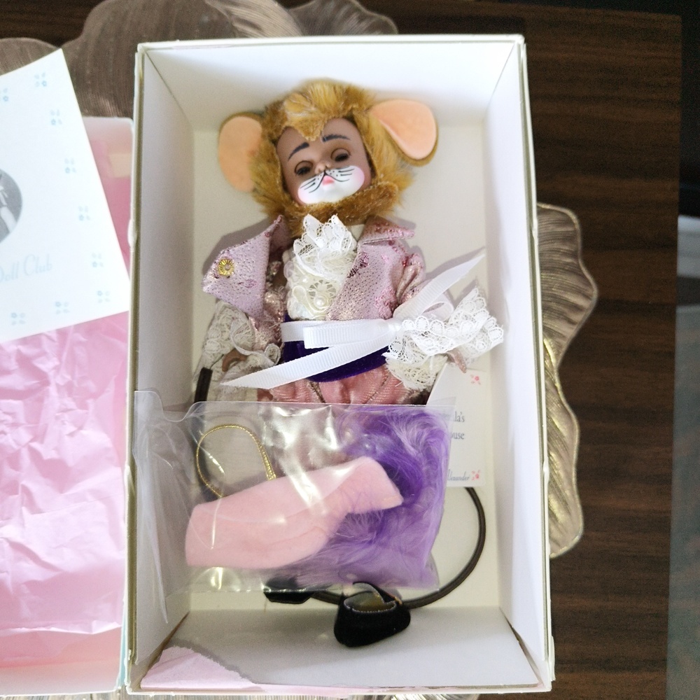 Vintage NWT Madame Alexander 1998 Cinderella's Footmouse 8 in Foot Mouse #13470
